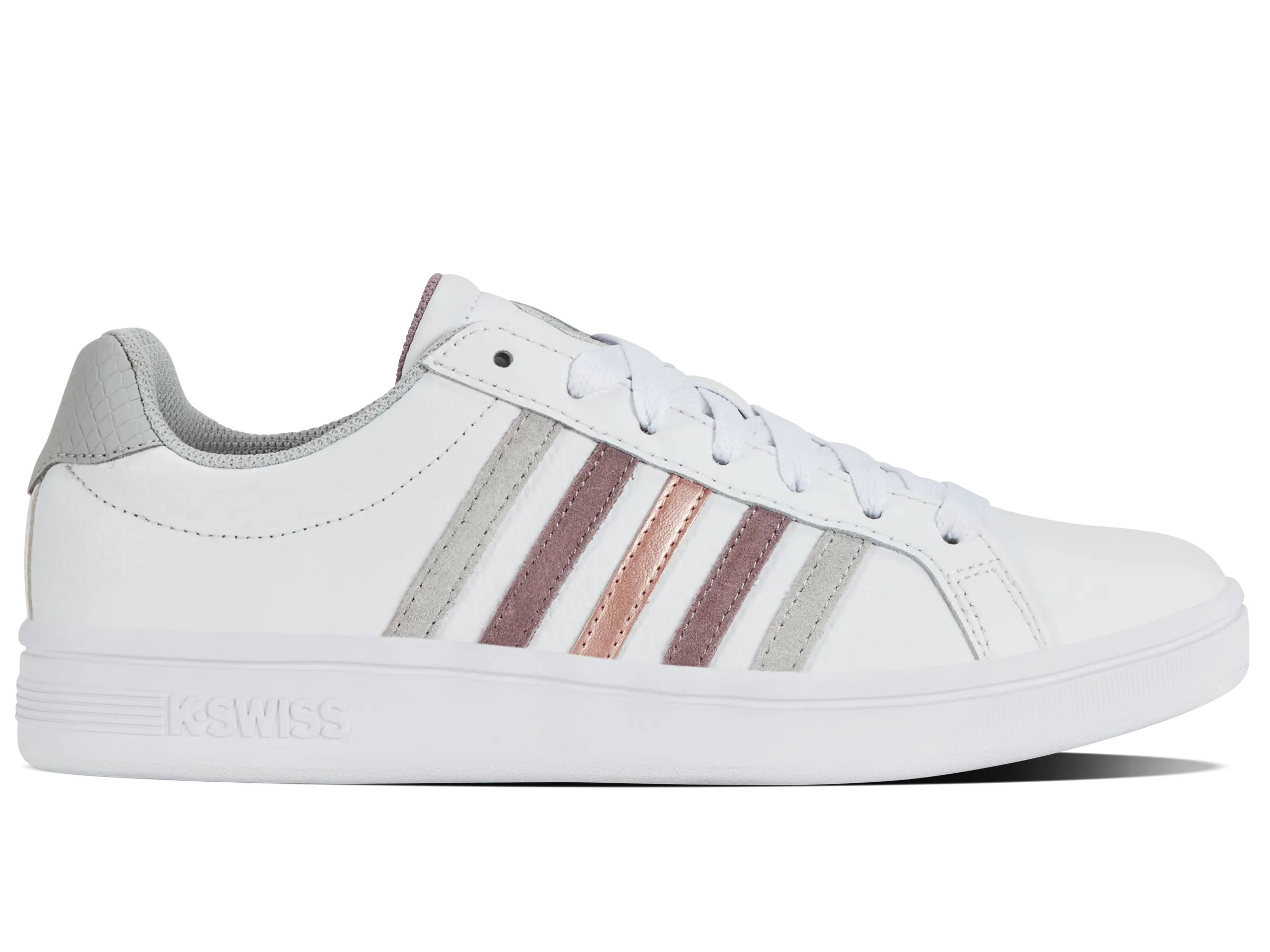 97011-115-M | COURT TIEBREAK | WHITE/PURPLE DOVE/GRAY VIOLET/ROSEGOLD