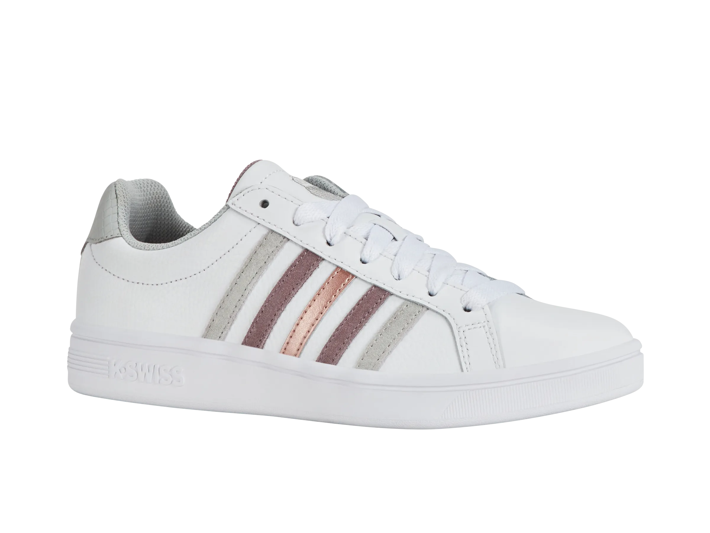97011-115-M | COURT TIEBREAK | WHITE/PURPLE DOVE/GRAY VIOLET/ROSEGOLD