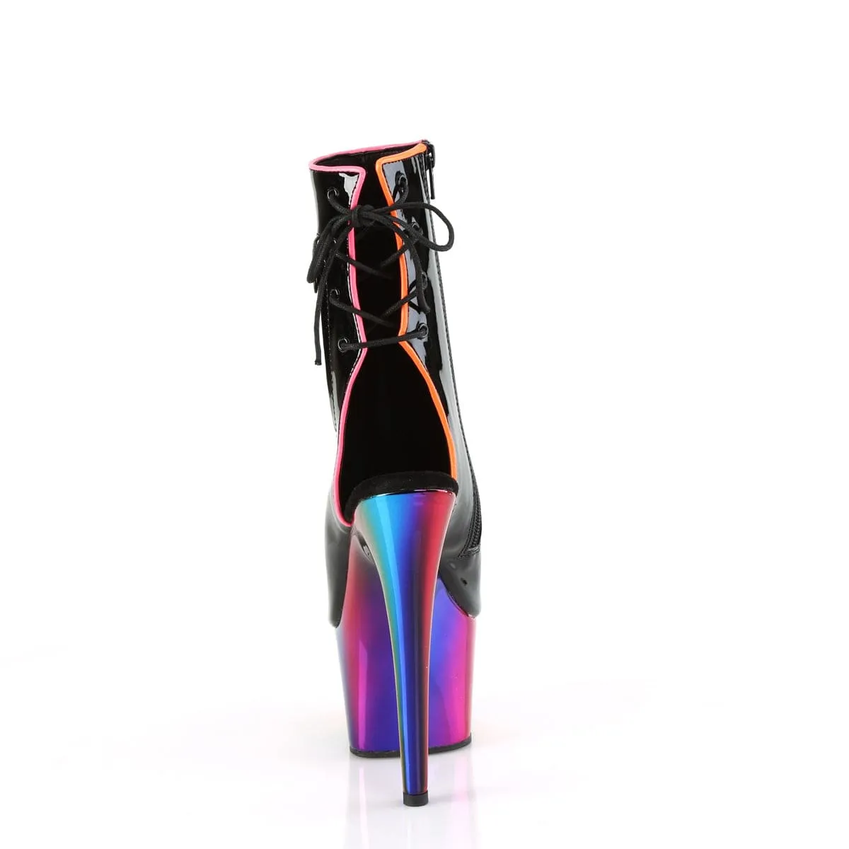 ADORE-1018RC-02 Black Patent/Rainbow Chrome