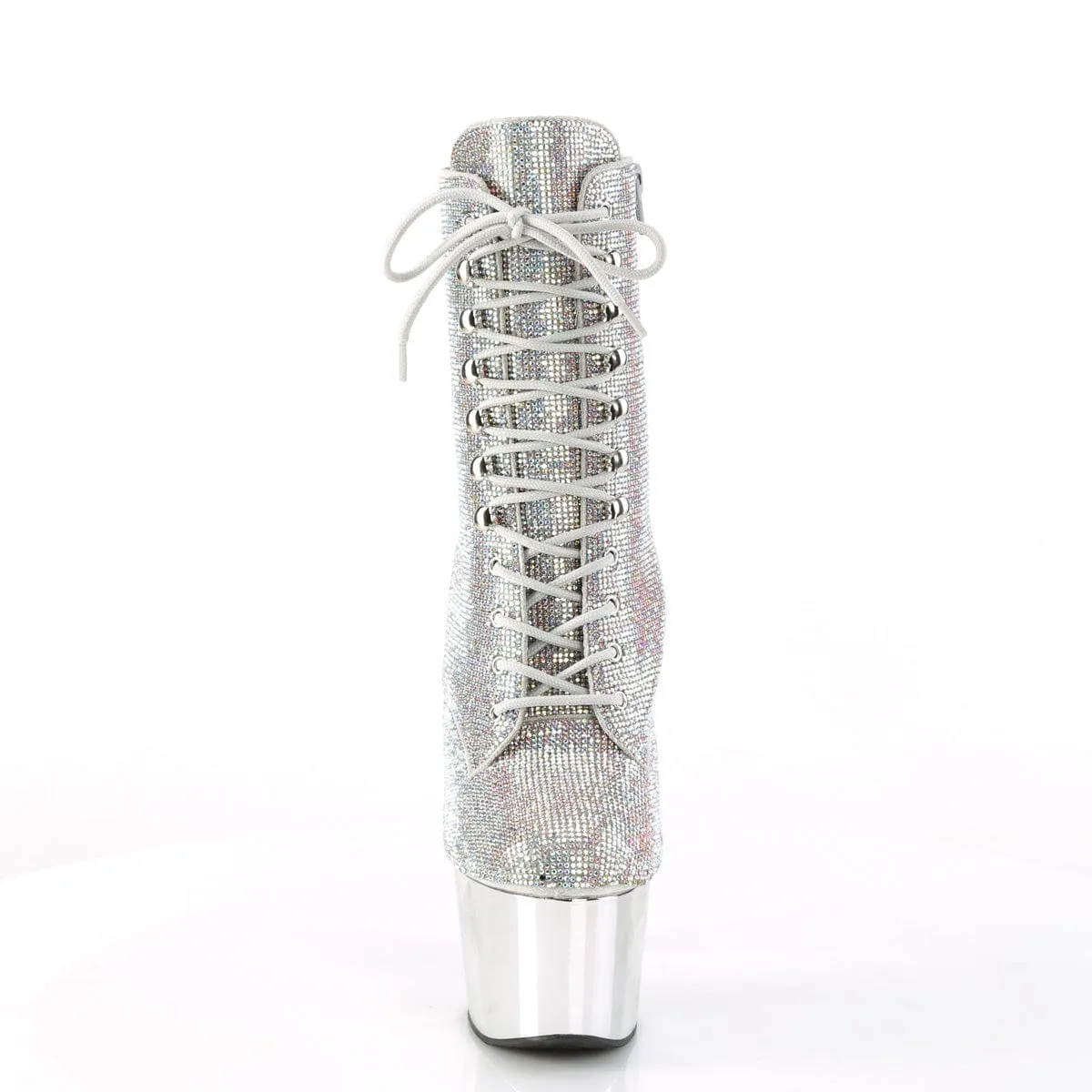ADORE-1020CHRS Silver Multi Rhinestones/Silver Chrome