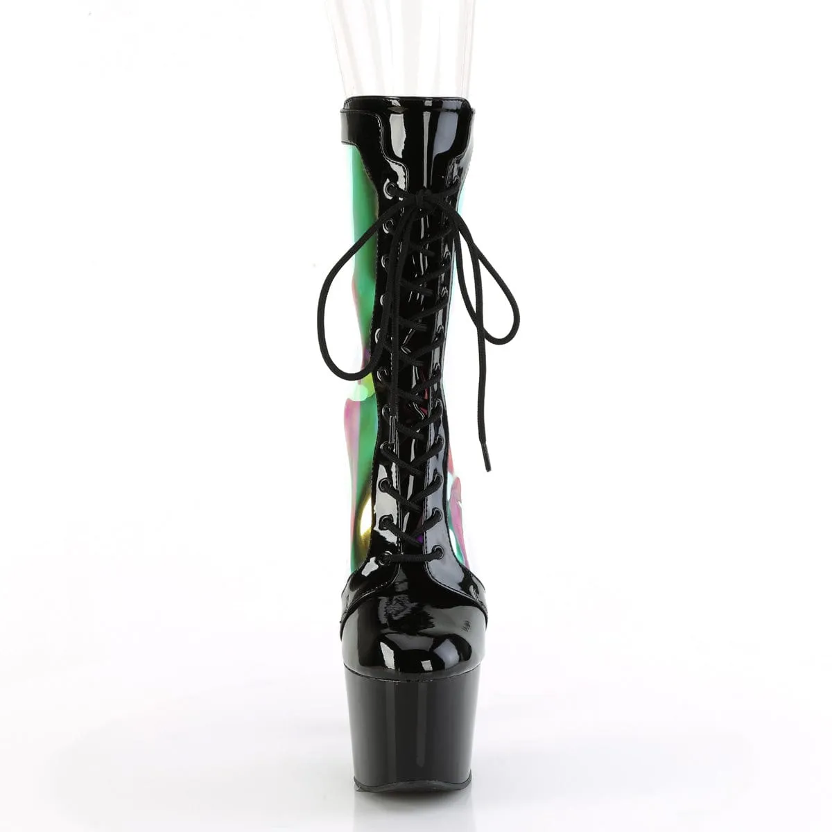 ADORE-1047 Black Patent - Hologram/Black