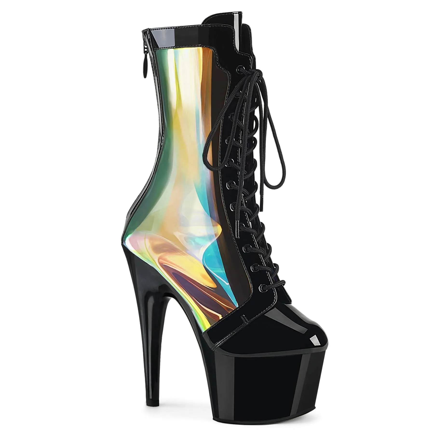 ADORE-1047 Black Patent - Hologram/Black