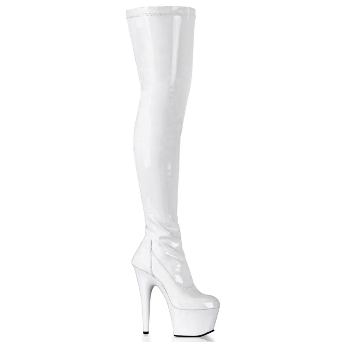 ADORE-3000 White Stretch Patent/White