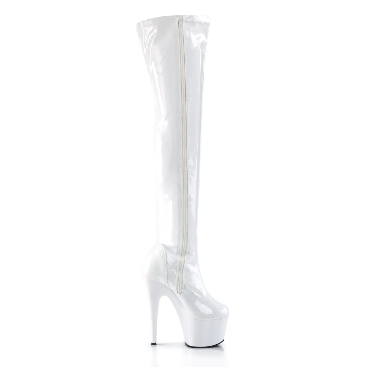 ADORE-3000 White Stretch Patent/White