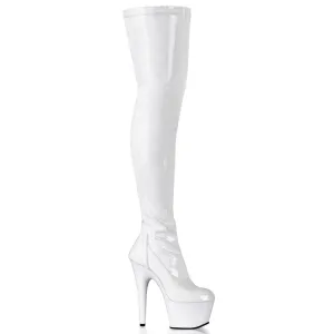 ADORE-3000 White Stretch Patent/White