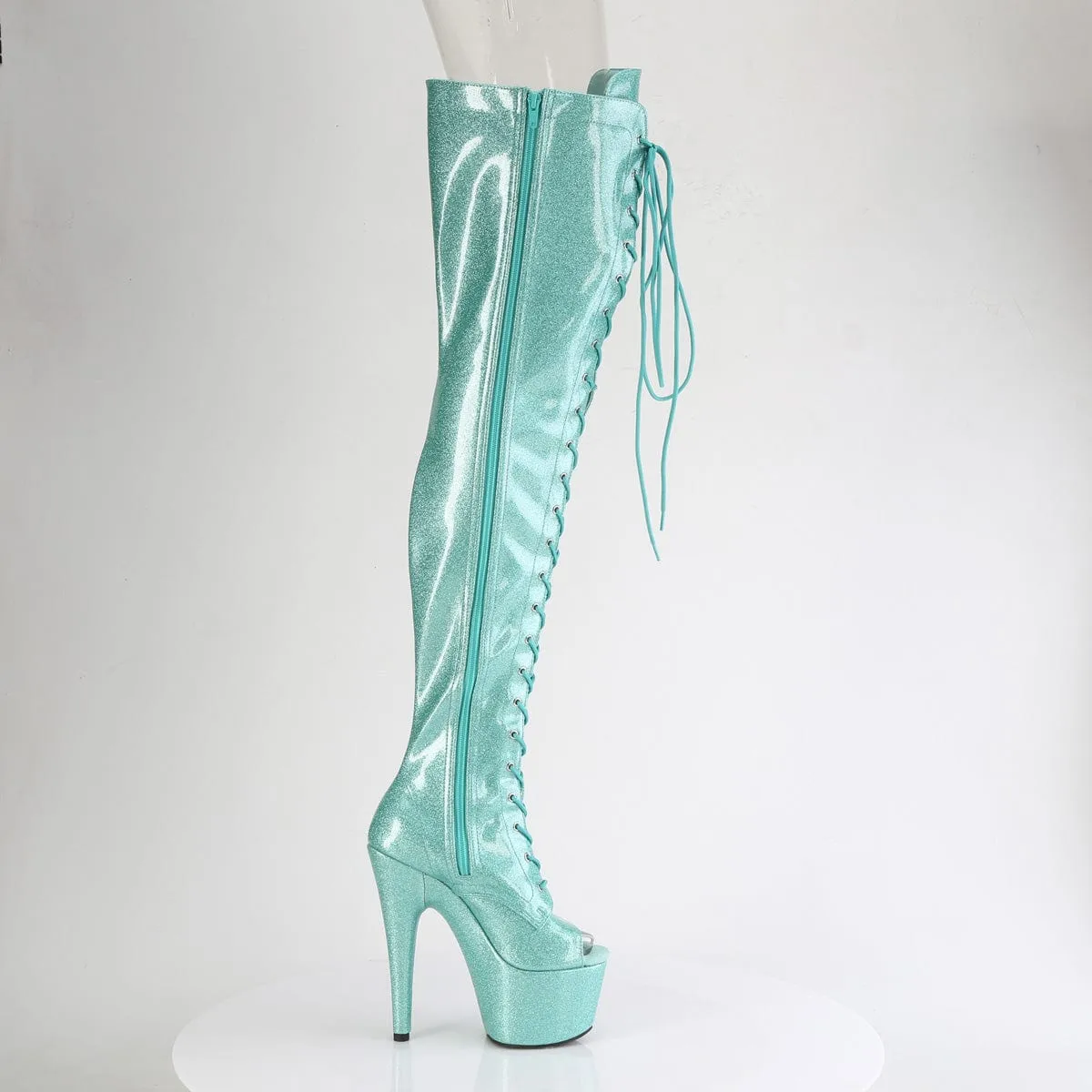ADORE-3021GP Aqua Glitter Patent/M