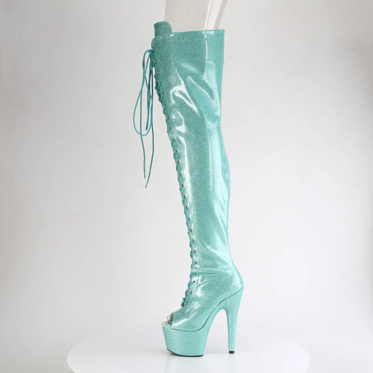 ADORE-3021GP Aqua Glitter Patent/M