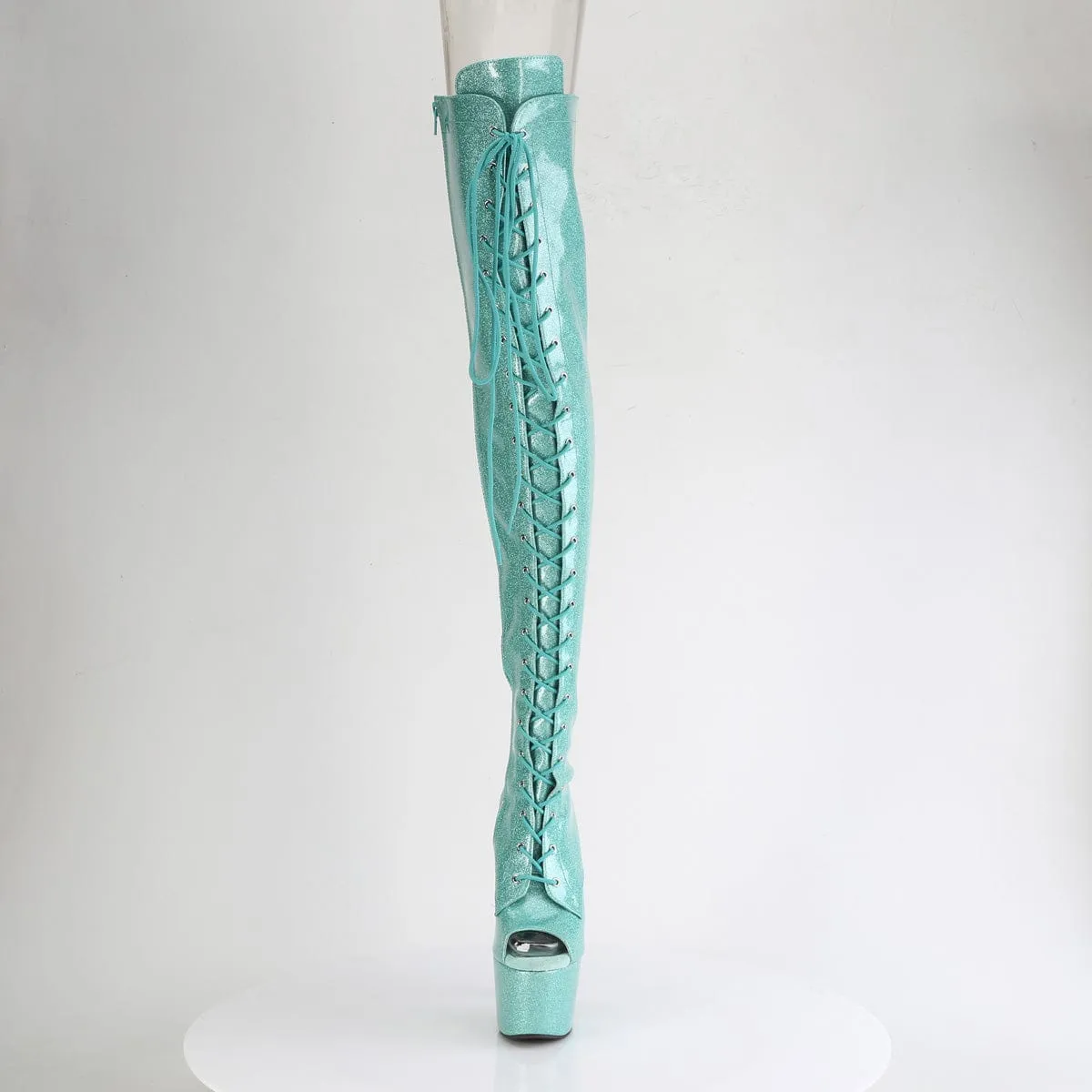 ADORE-3021GP Aqua Glitter Patent/M