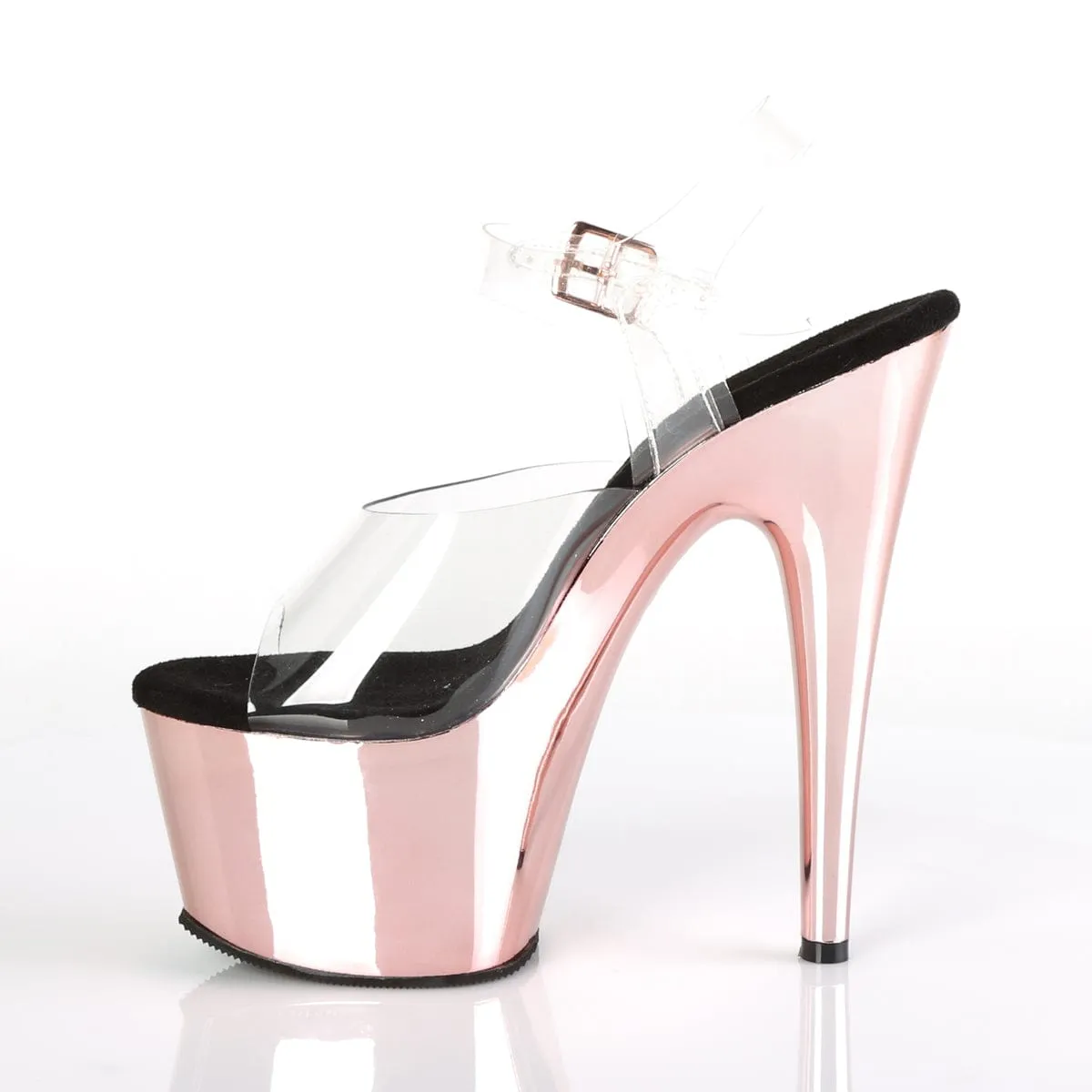 ADORE-708 Clear/Rose Gold Chrome