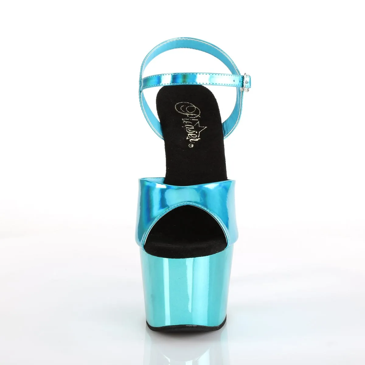 ADORE-709HGCH Turquoise Hologram Sandals