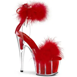ADORE-724F Clear-Red Fur/Red Fur