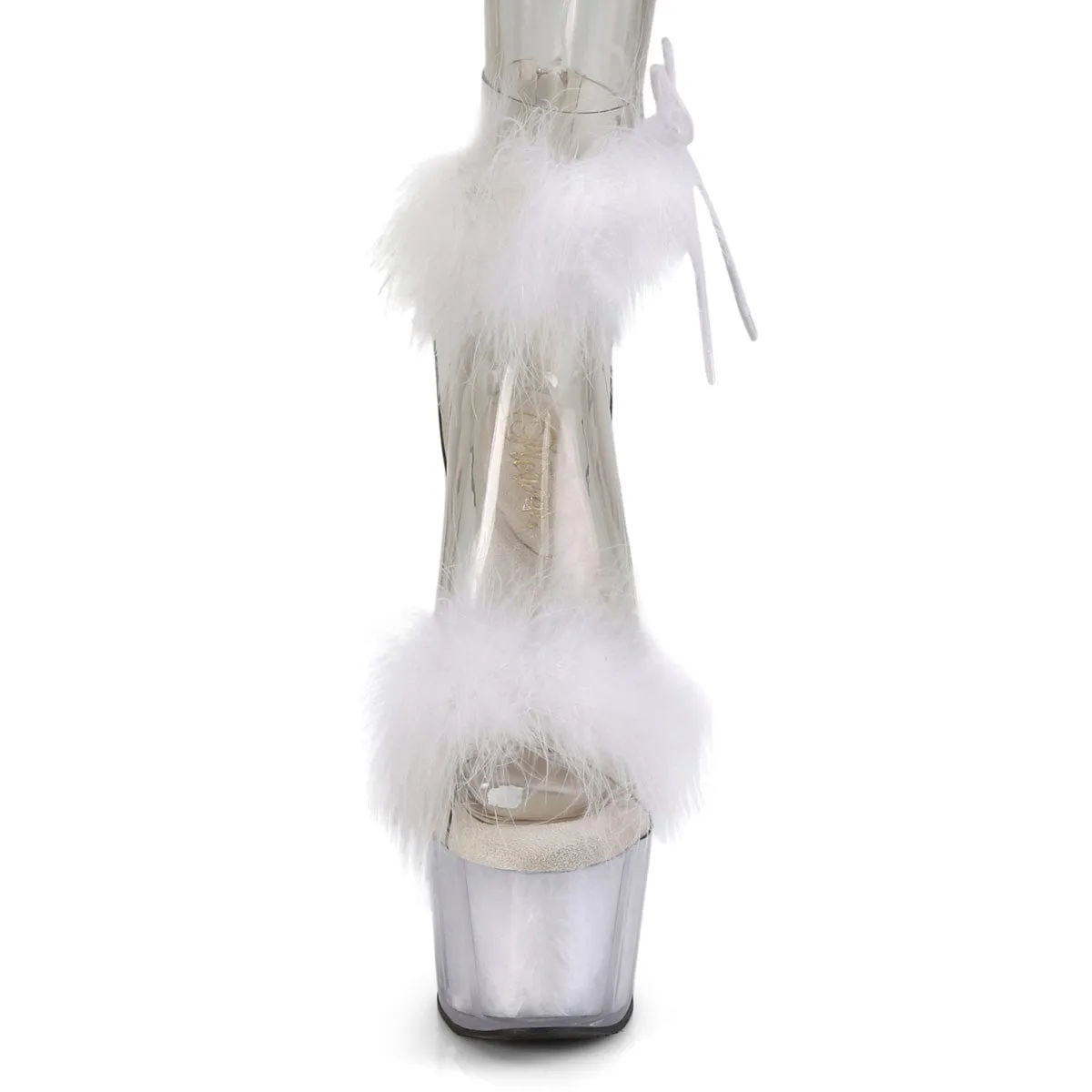 ADORE-724F Clear-White Fur/White Fur