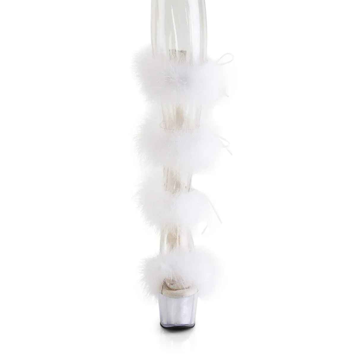 ADORE-728F Clear-White Fur/M