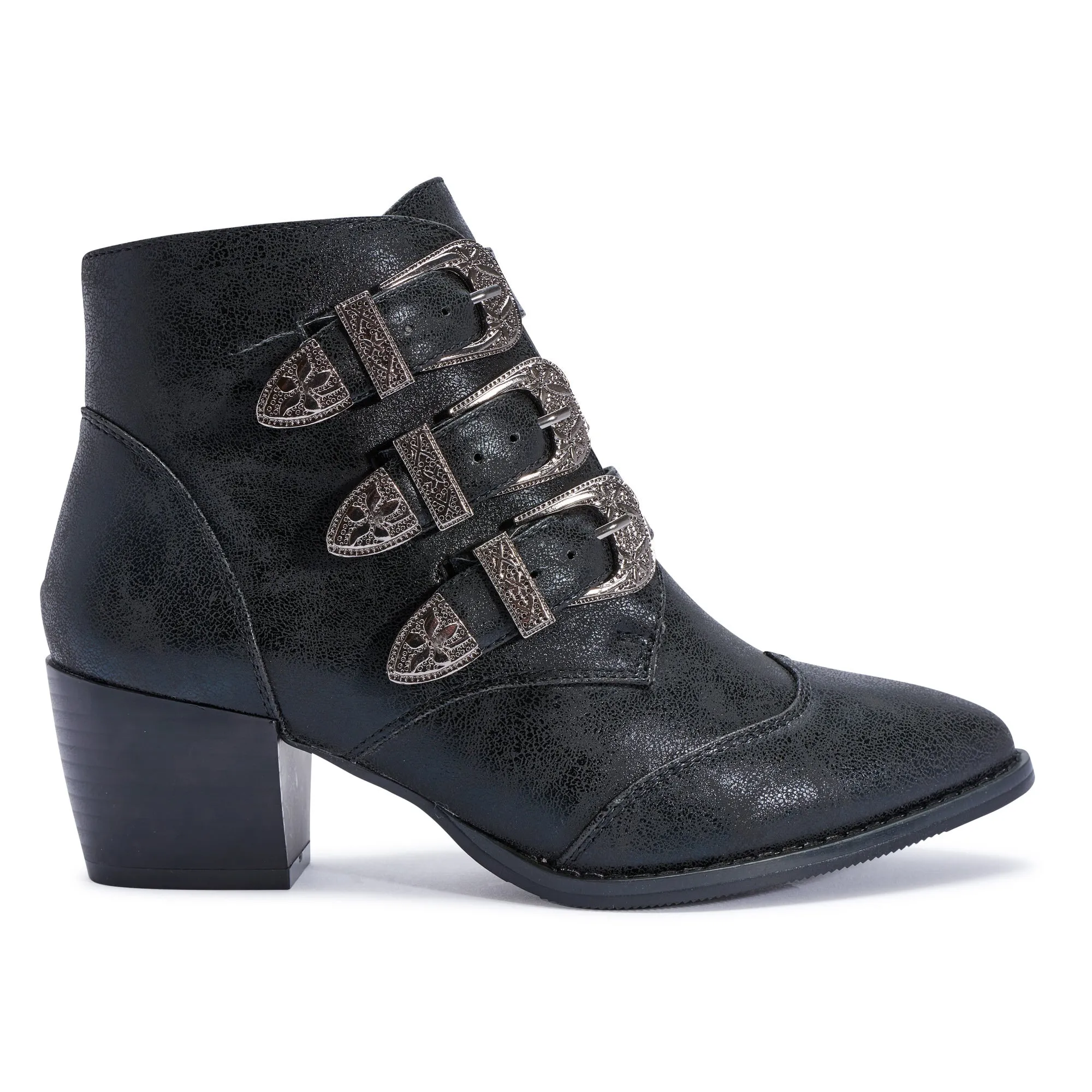 Black Pu Boots