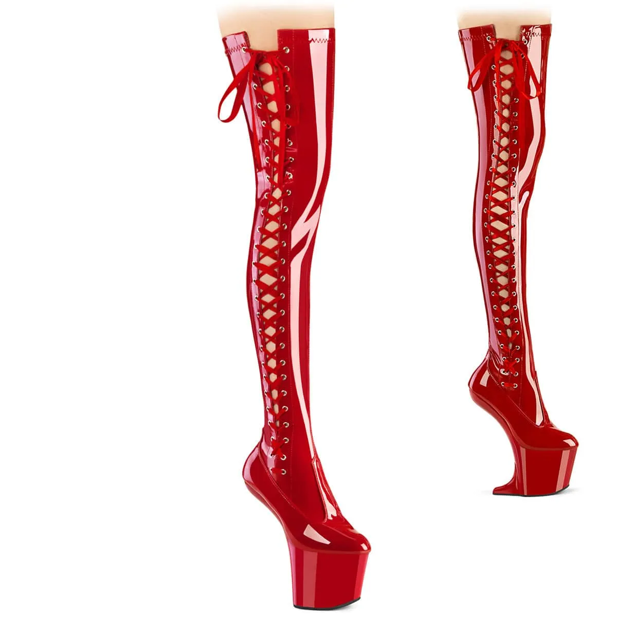 CRAZE-3050 Red Stretch Patent/Red
