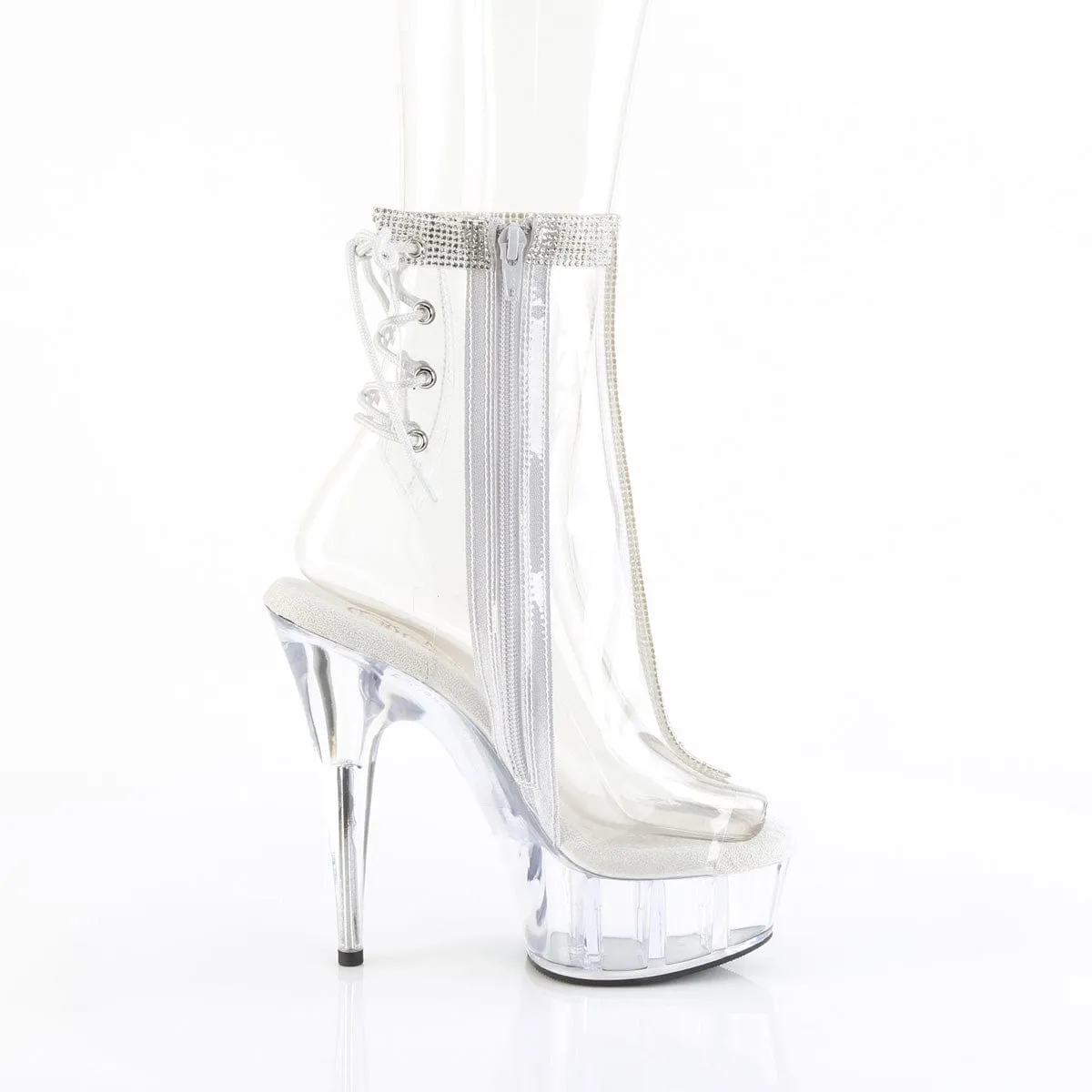 DELIGHT-1018C-2RS Clear-Rhinestones/Clear