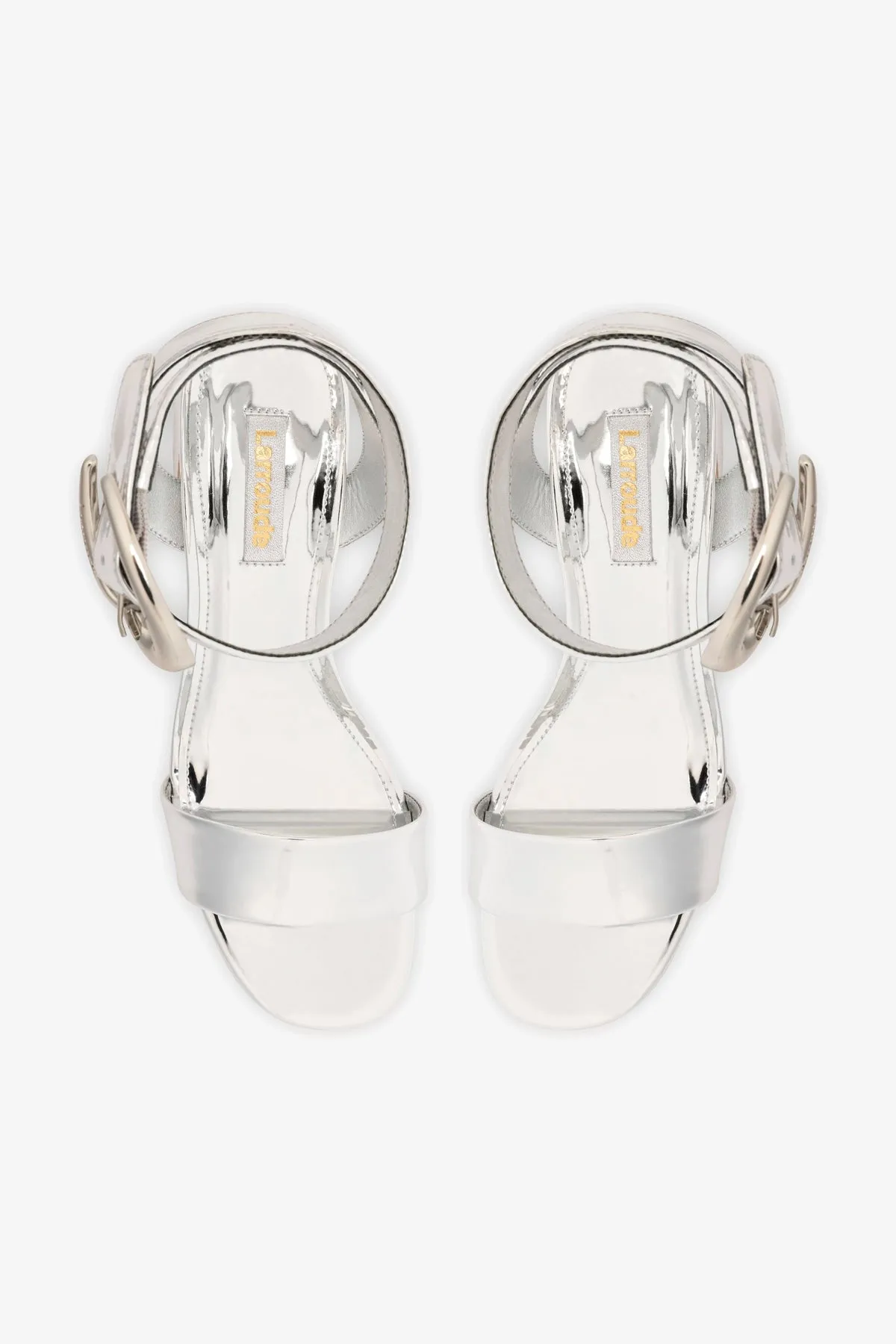 Dolly Verona Low Sandal In Silver Specchio