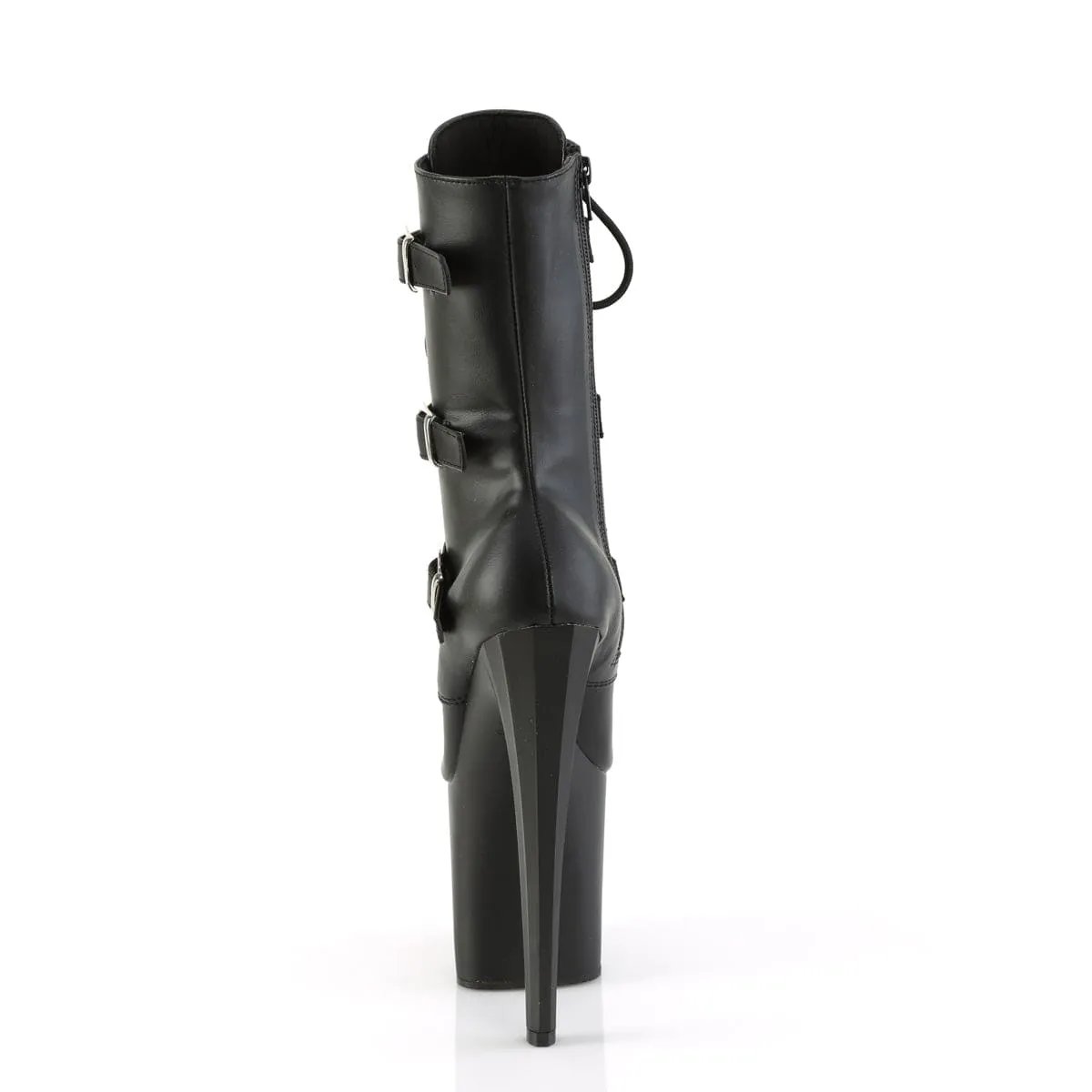 ENCHANT-1043 Black Faux Le/Black Matte