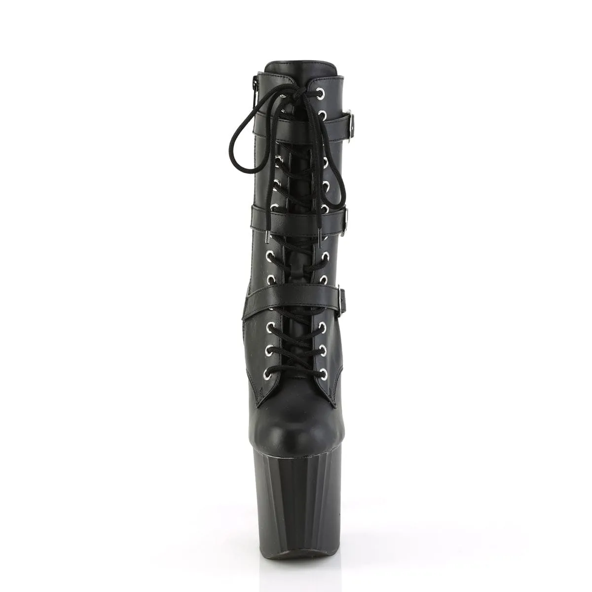 ENCHANT-1043 Black Faux Le/Black Matte