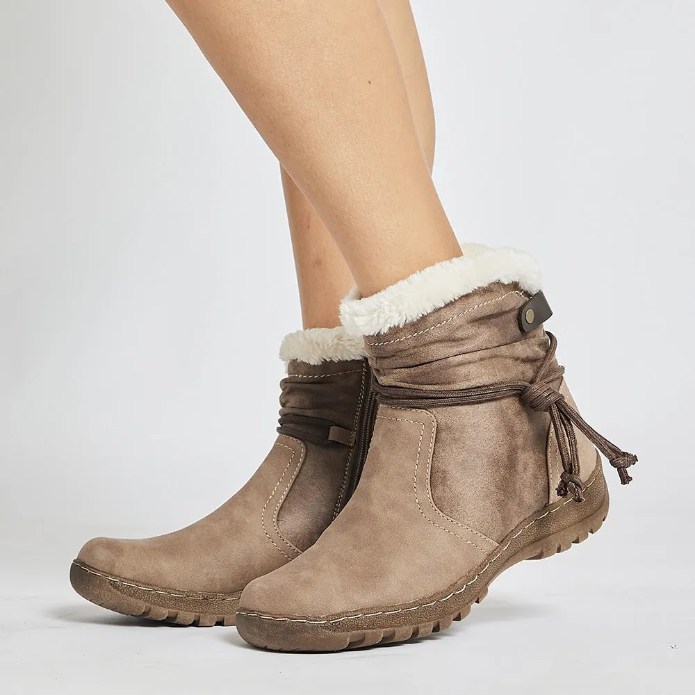 Eskimo Boot in Taupe Micro Smooth