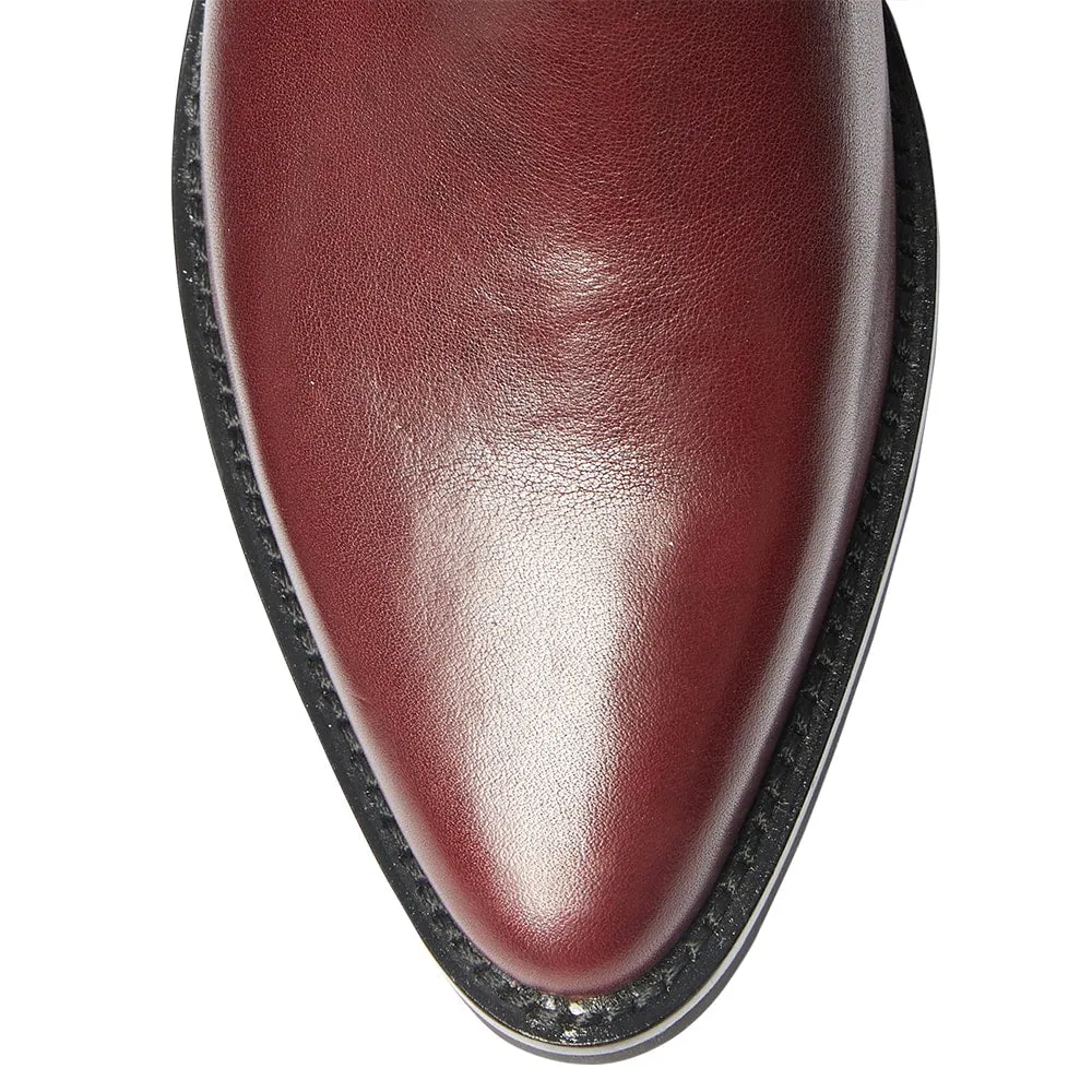 Federal Boot in Wine Glove Leather
