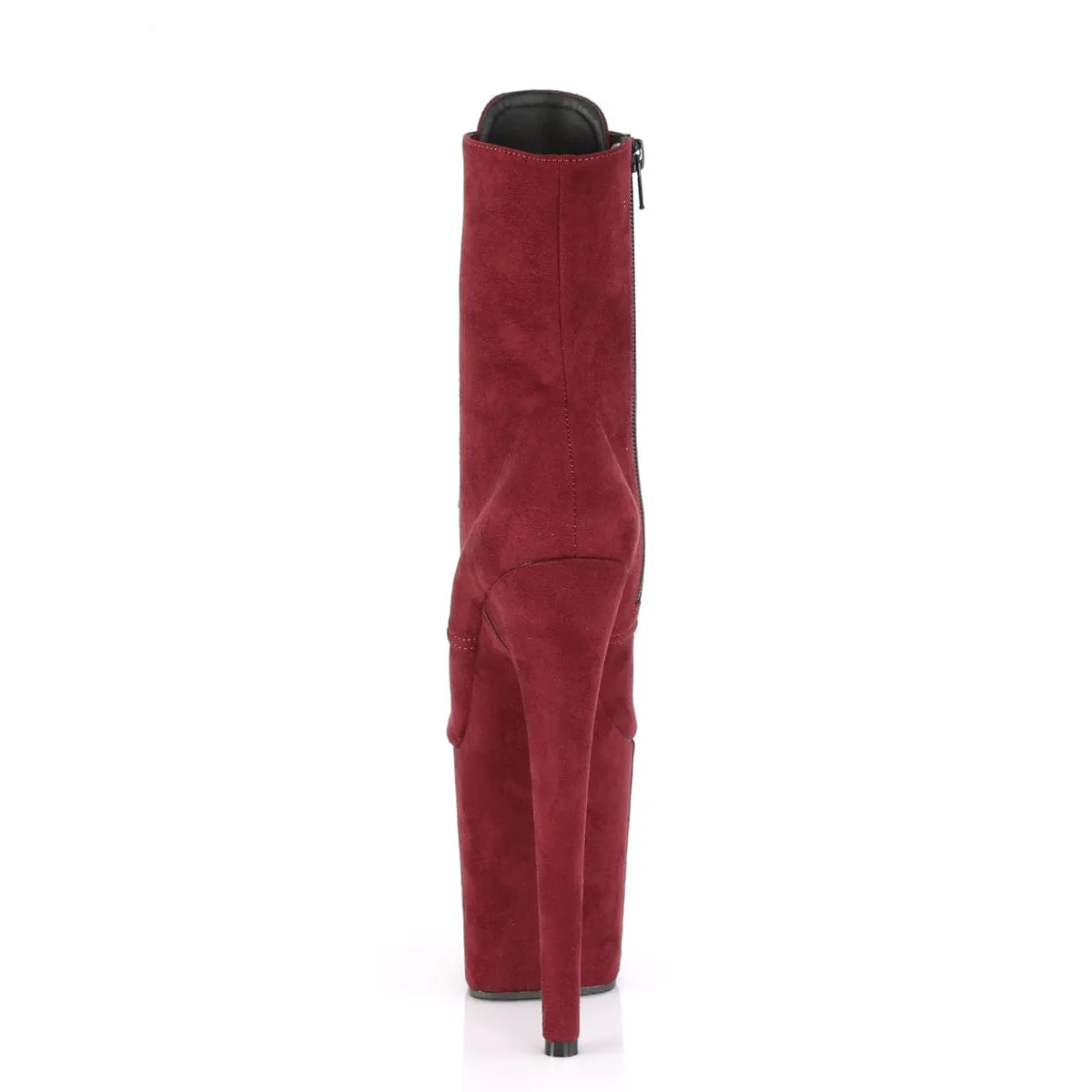 FLAMINGO-1020FS Burgundy Faux Suede/Burgundy Faux Suede