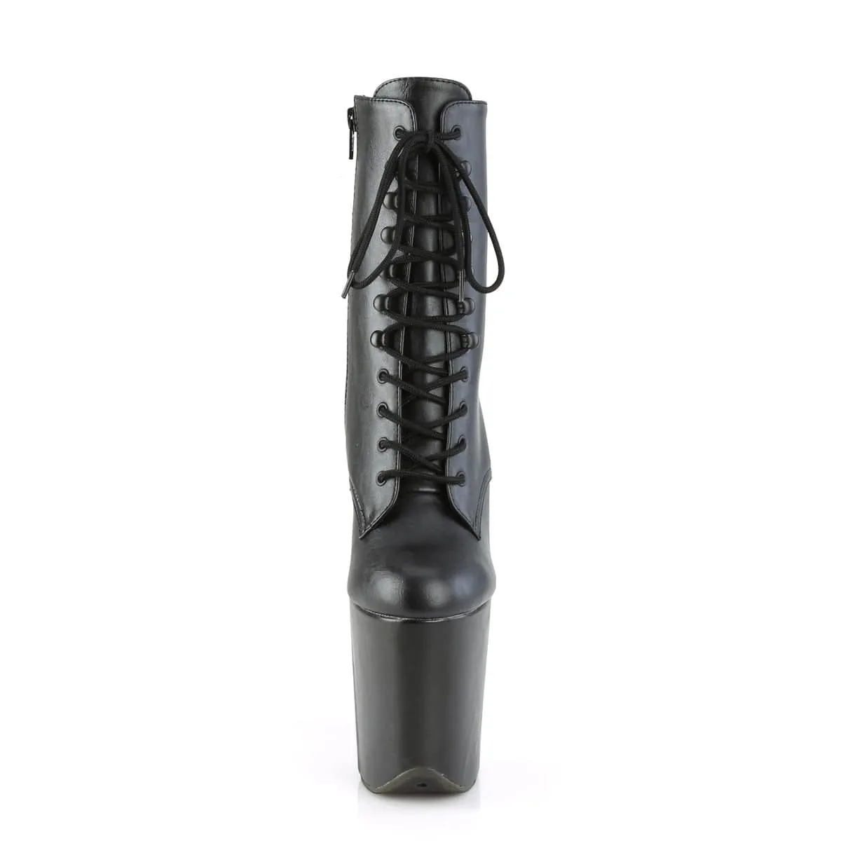 FLAMINGO-1020WR Black Faux Leather/Black Faux Leather