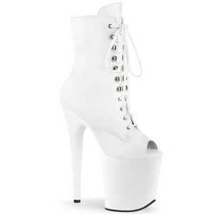 FLAMINGO-1021 White Faux Leather/White Matte