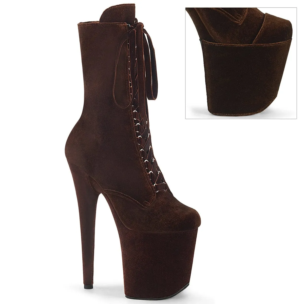 FLAMINGO-1045VEL Brown Velvet/M