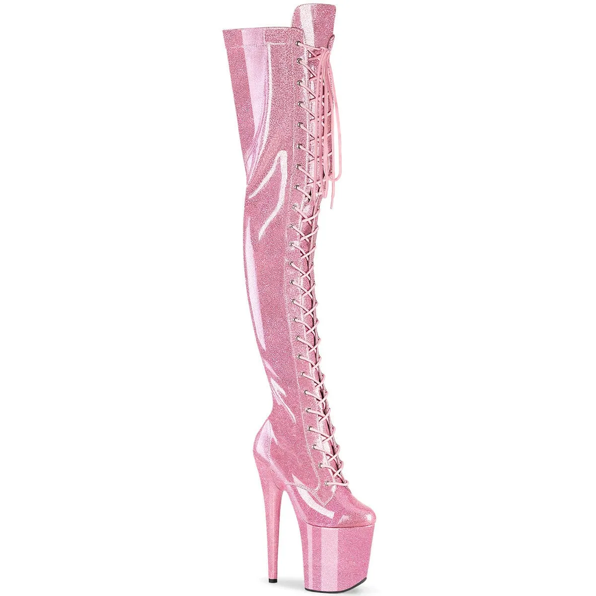 FLAMINGO-3020GP Baby Pink Glitter Patent/M