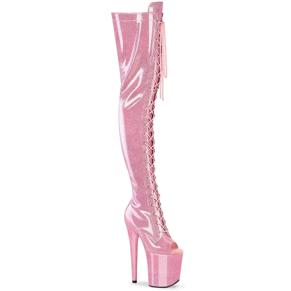 FLAMINGO-3021GP Baby Pink Glitter Patent/M