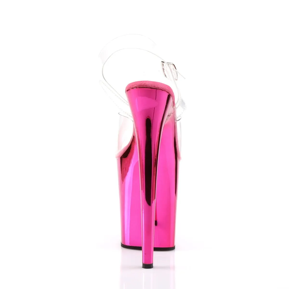 FLAMINGO-808 Clear/Hot Pink Chrome