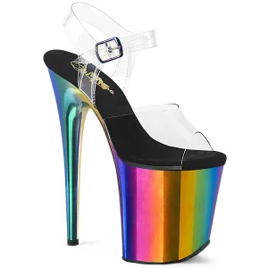 FLAMINGO-808RC Clear/Rainbow Chrome