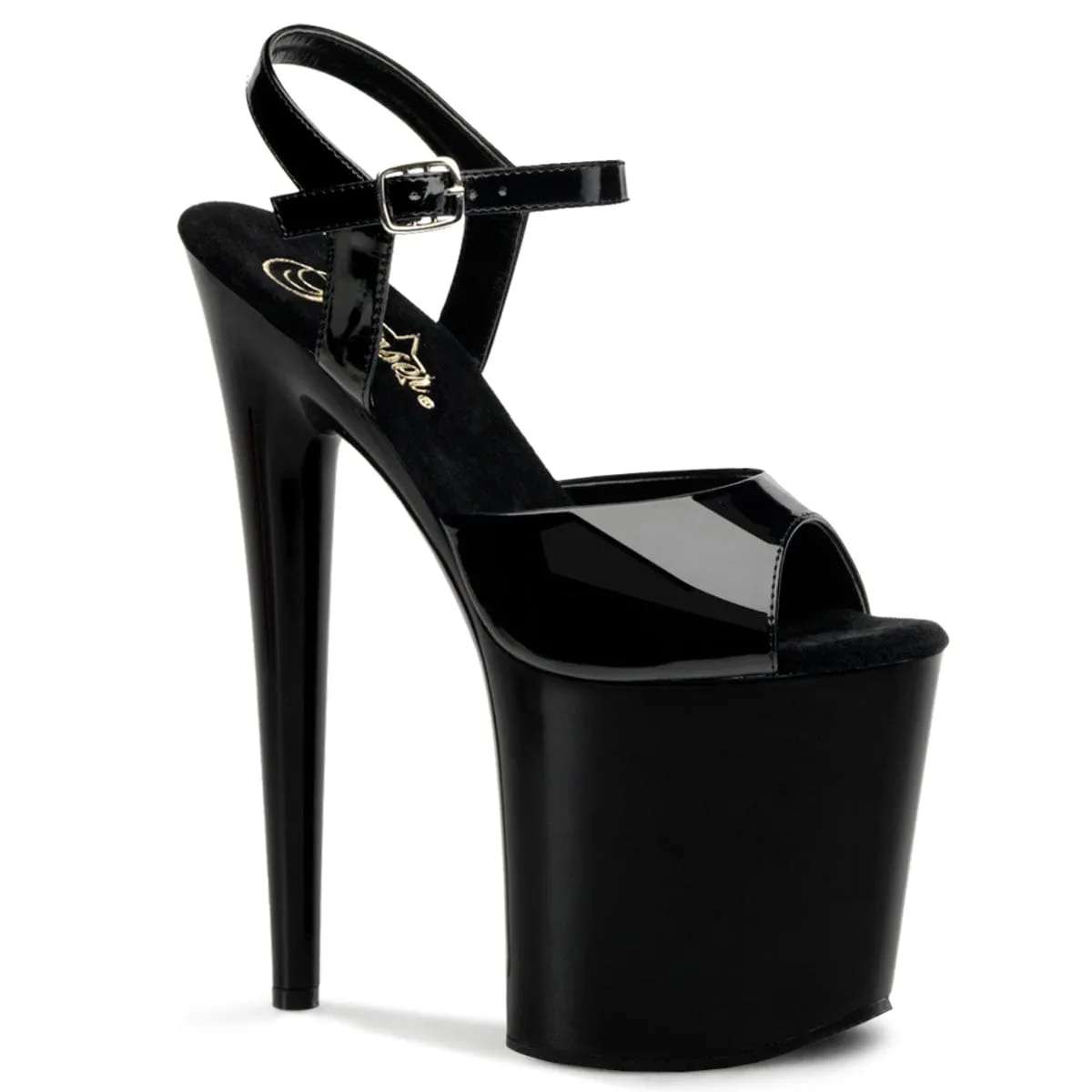 FLAMINGO-809 Black Patent/Black
