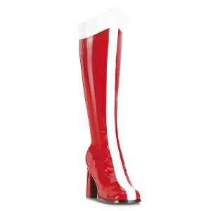 GOGO-305 Red-White Stretch Patent