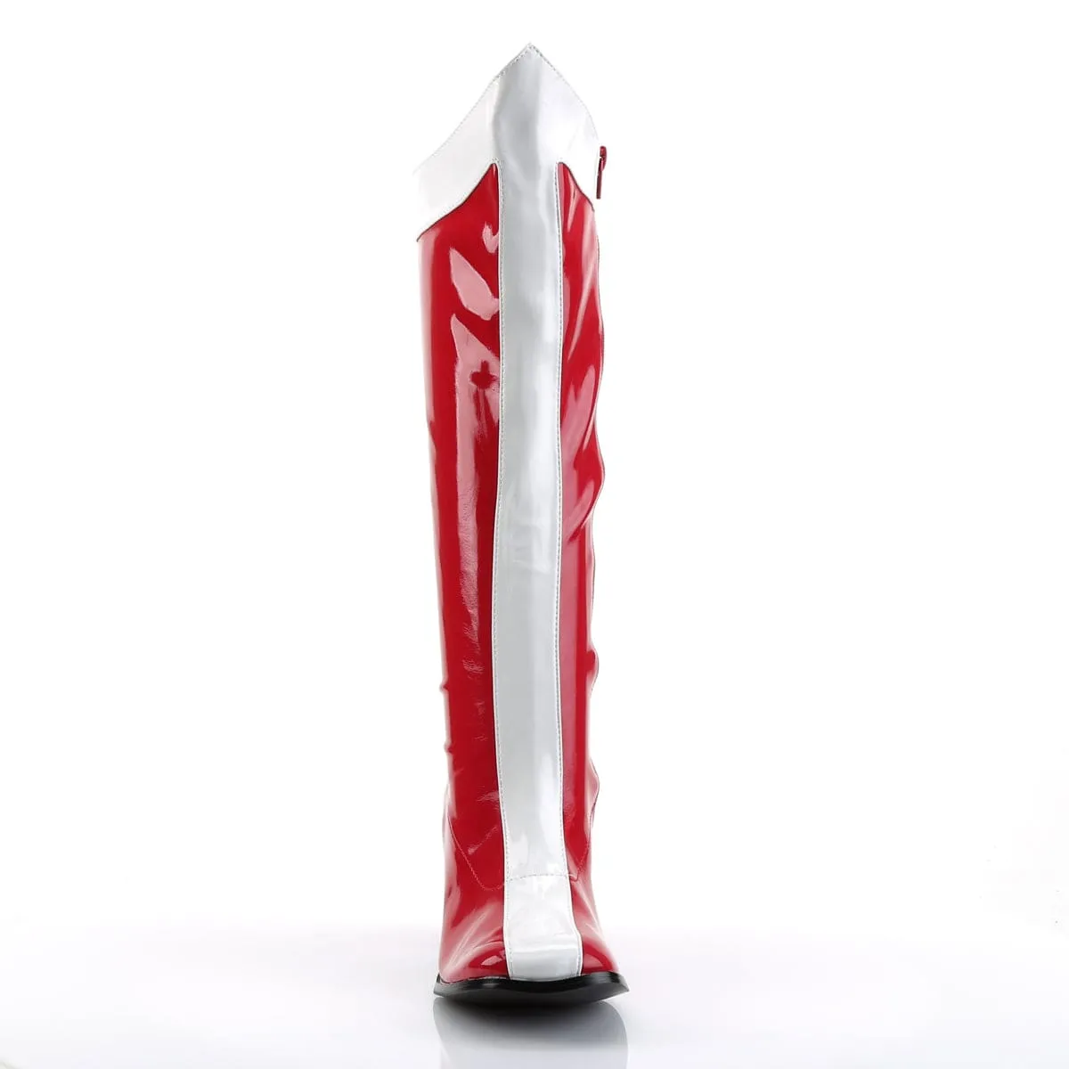 GOGO-305 Red-White Stretch Patent