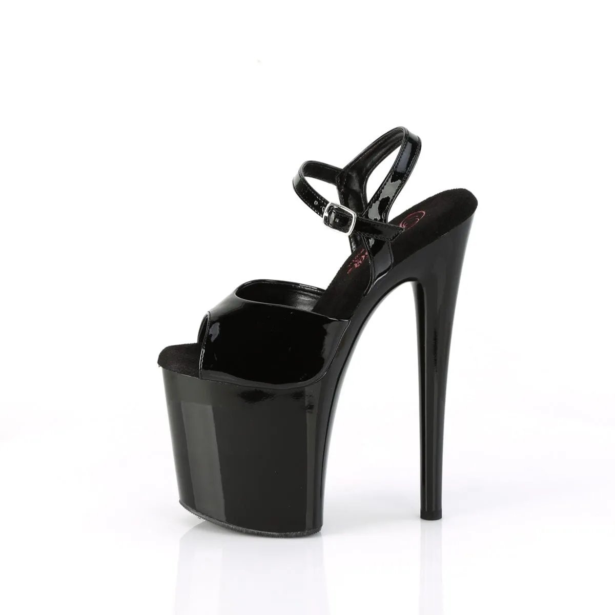 NAUGHTY-809 Black Patent/Black