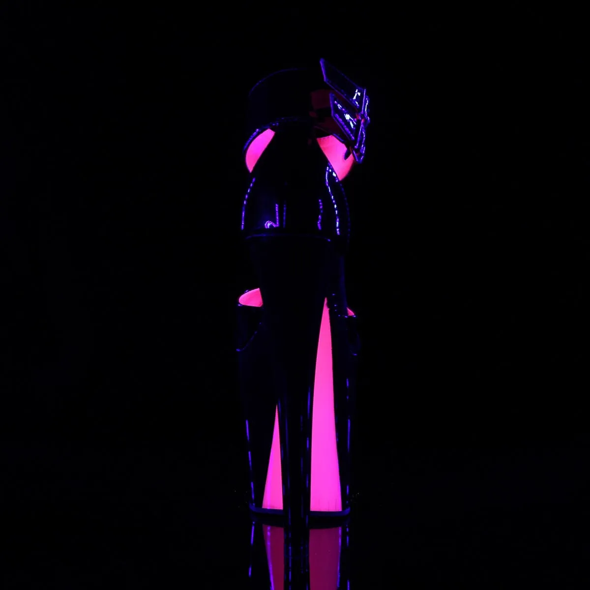 XTREME-875TT Black Patent -Neon Hot Pink/Black